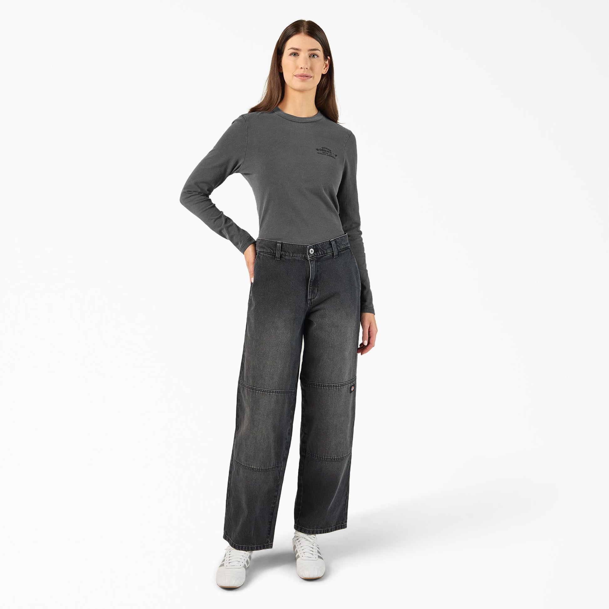 Dickies Women’s Loose Fit Double Knee Jeans