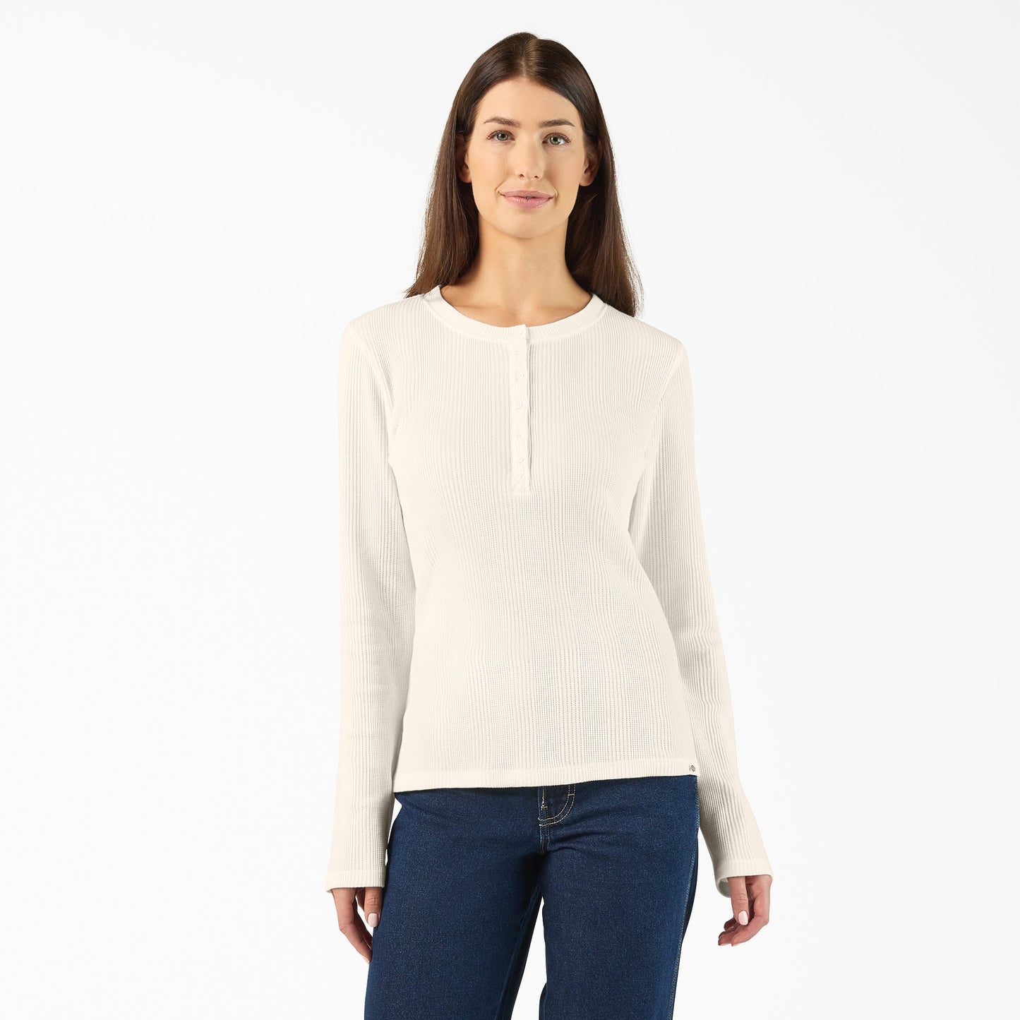 Dickies Women’s Crewneck Henley Shirt