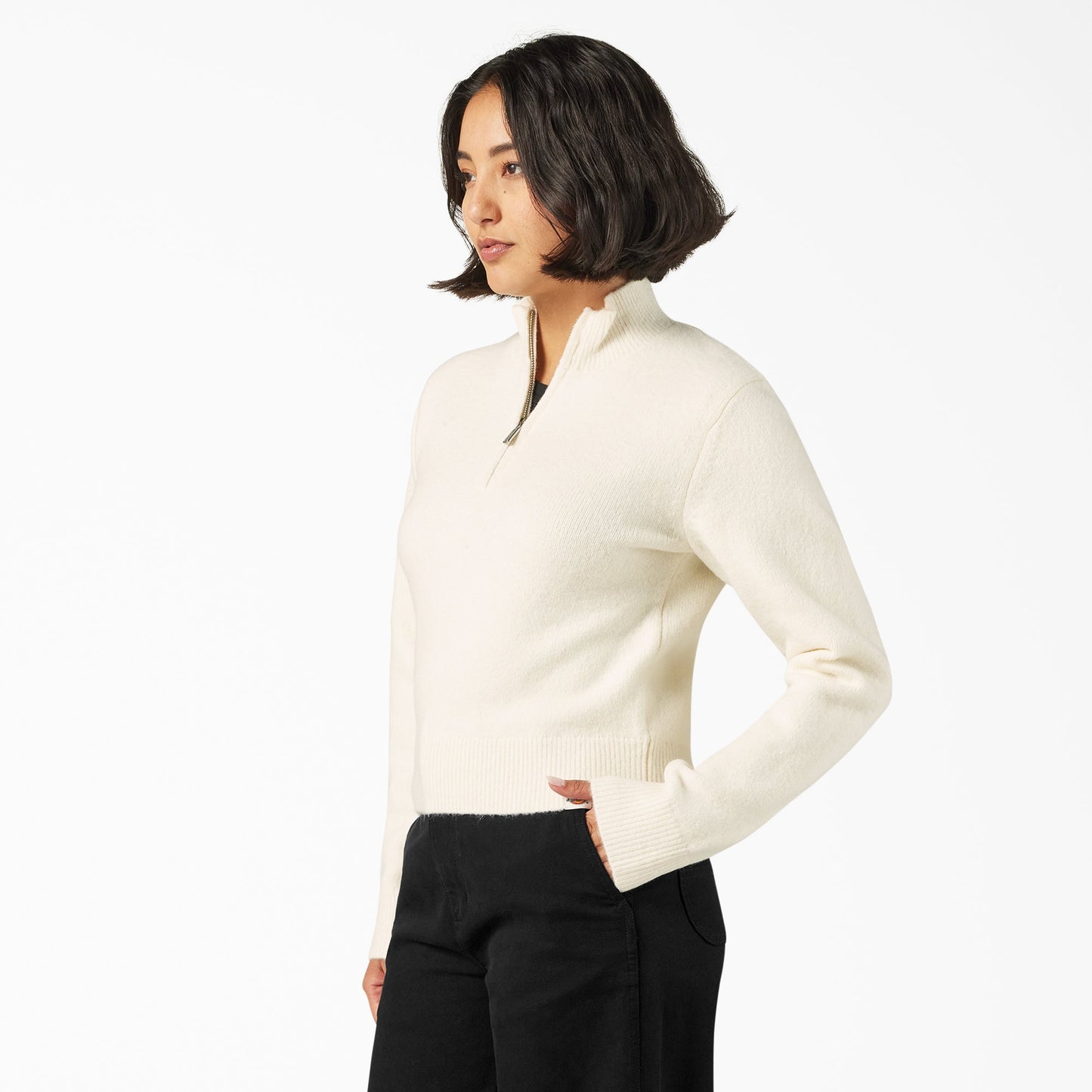 Dickies Women’s Ruston Quarter Zip Sweater