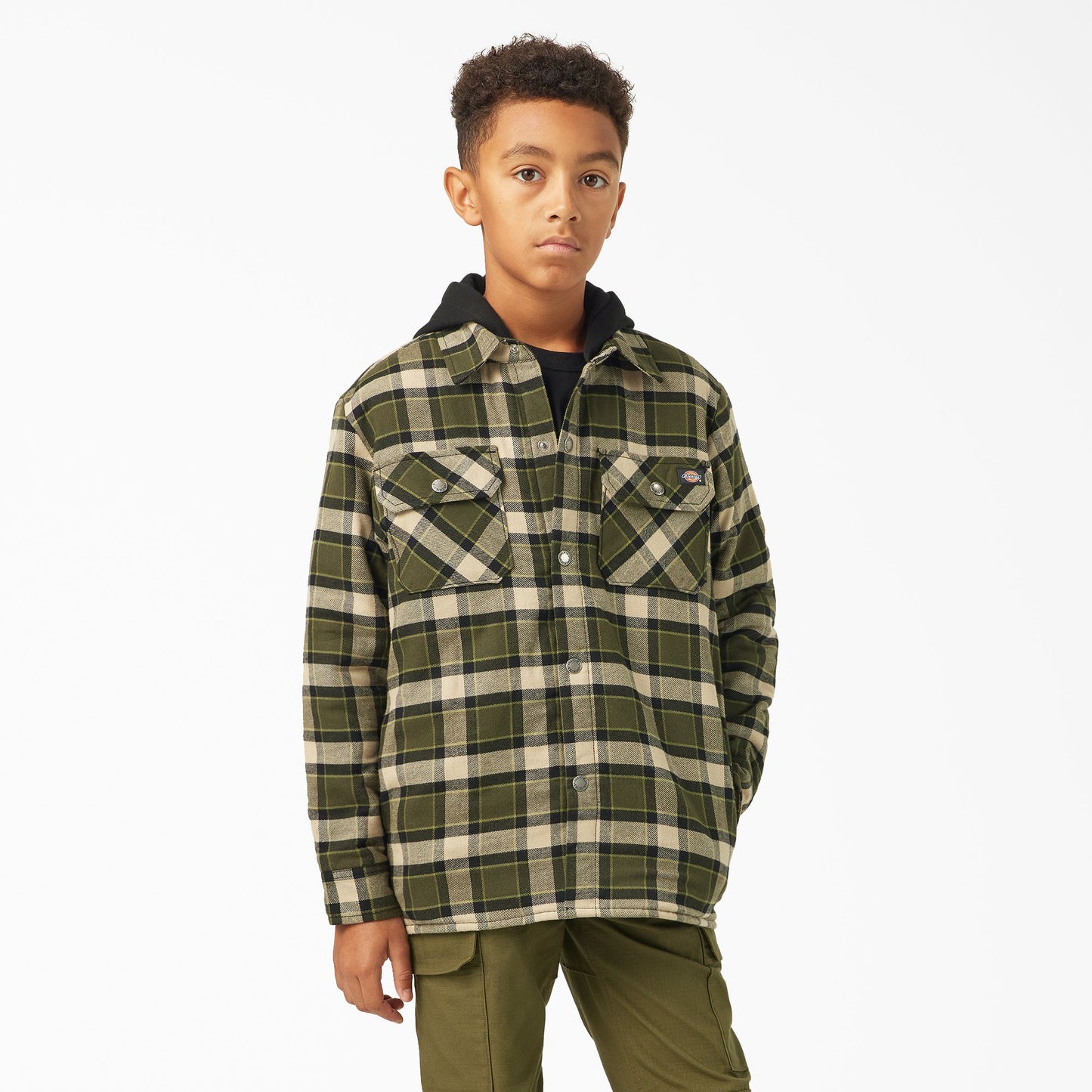 Dickies Boys’ Flannel Shirt Jacket
