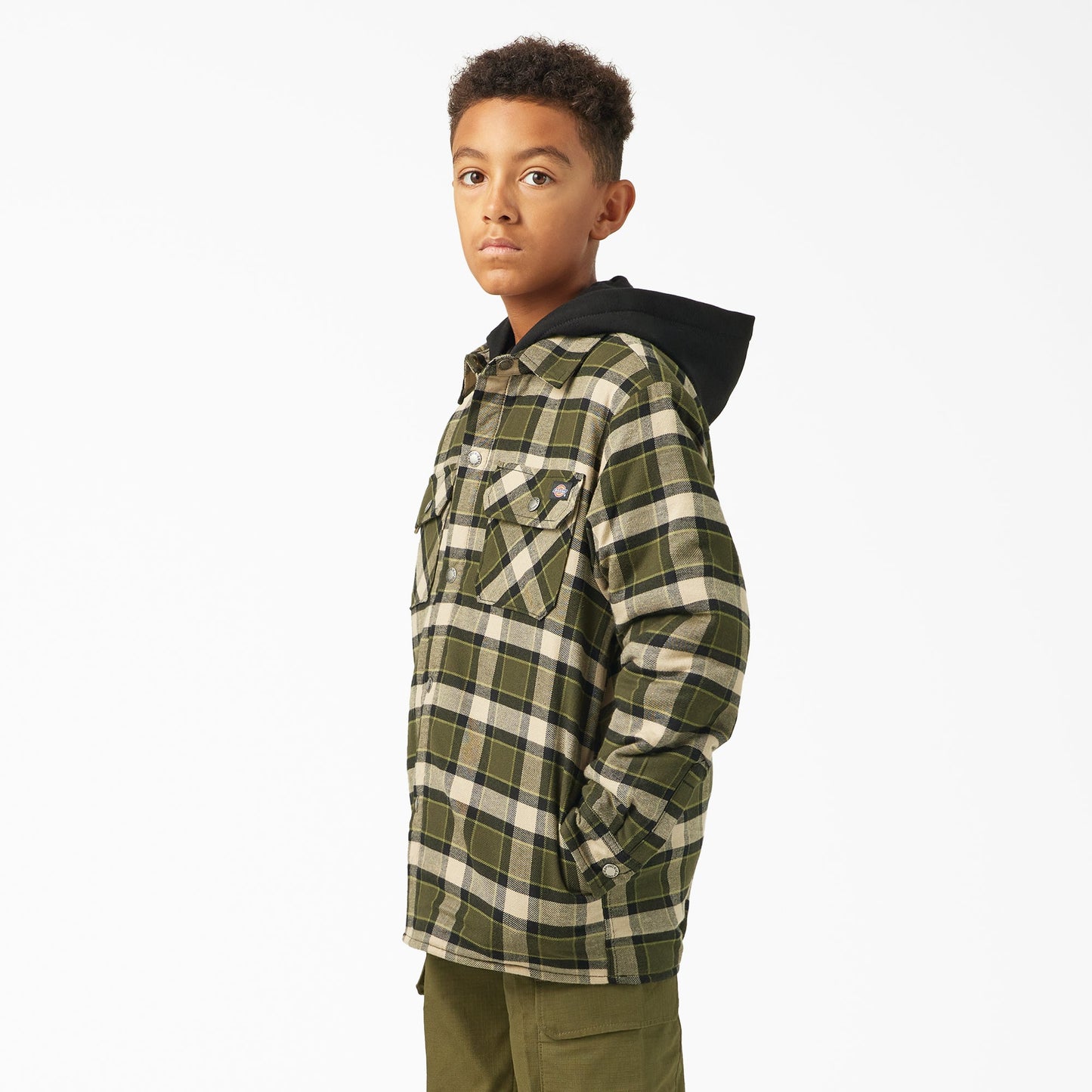 Dickies Boys’ Flannel Shirt Jacket