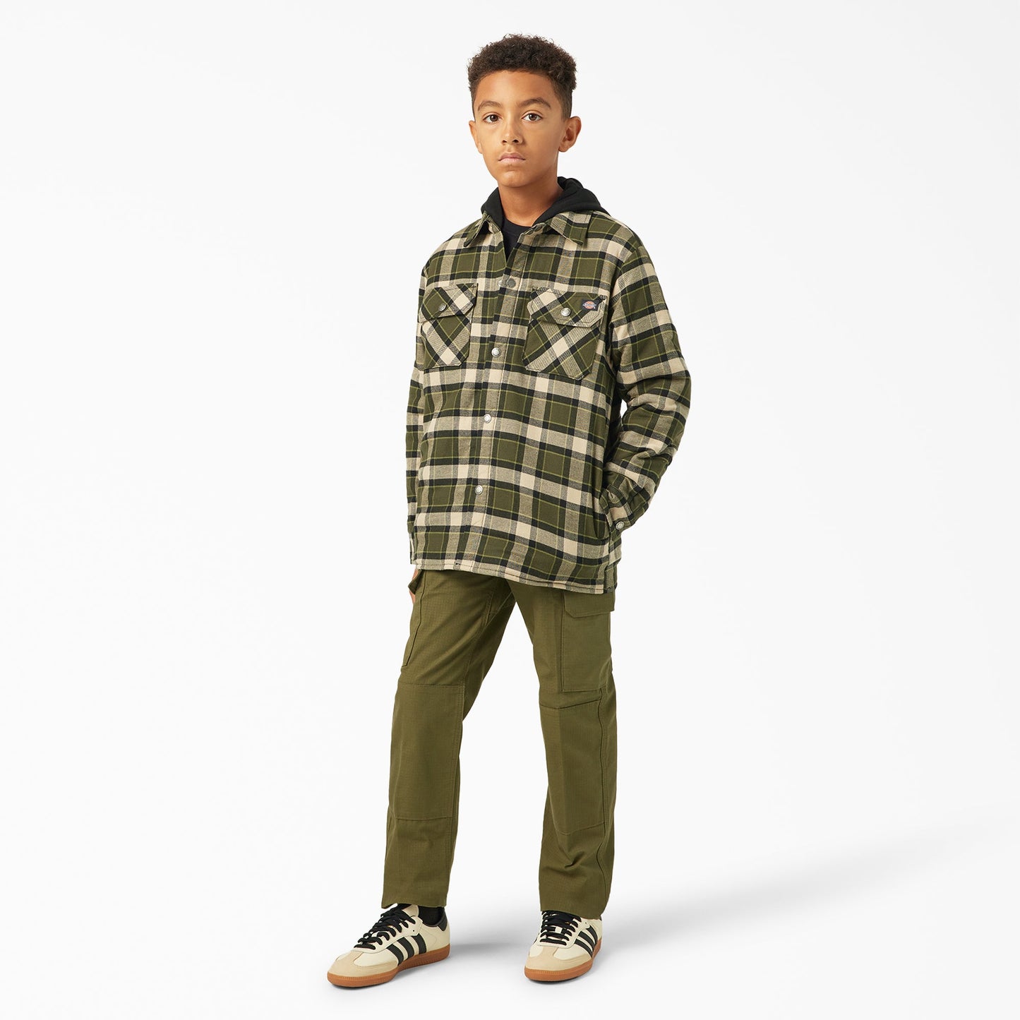 Dickies Boys’ Flannel Shirt Jacket