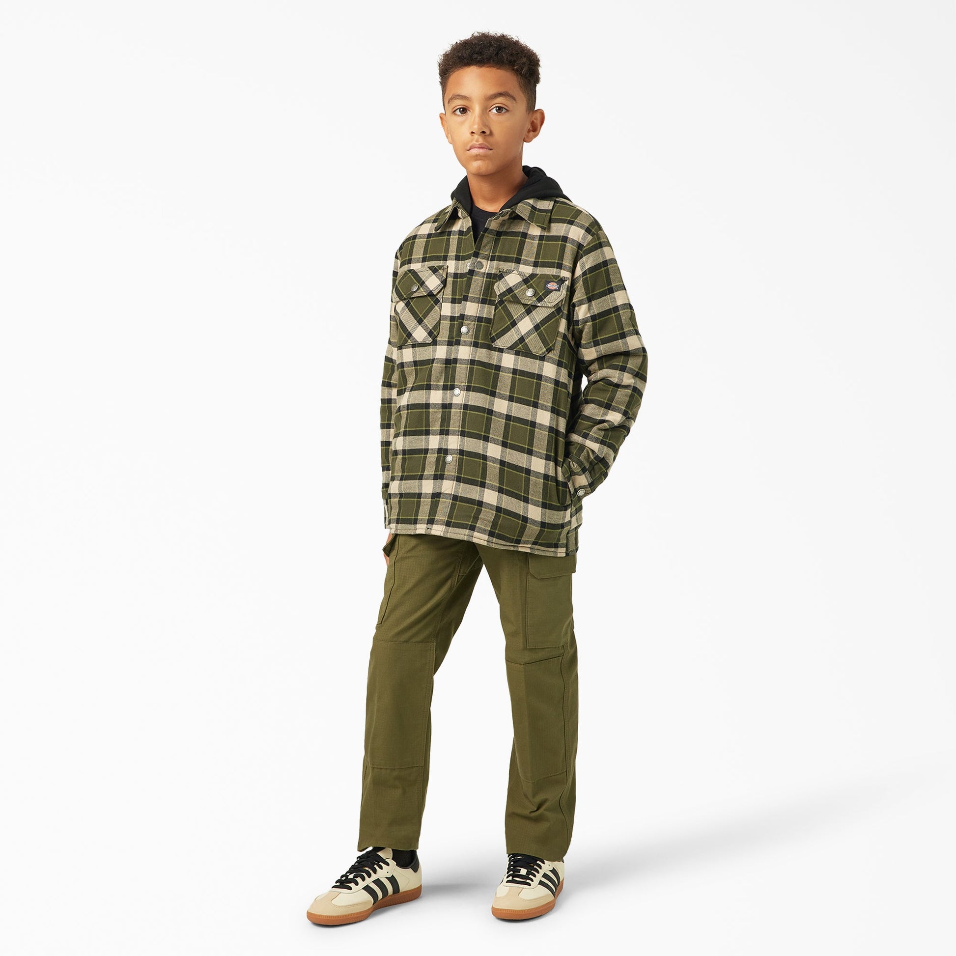 Dickies Boys’ Flannel Shirt Jacket