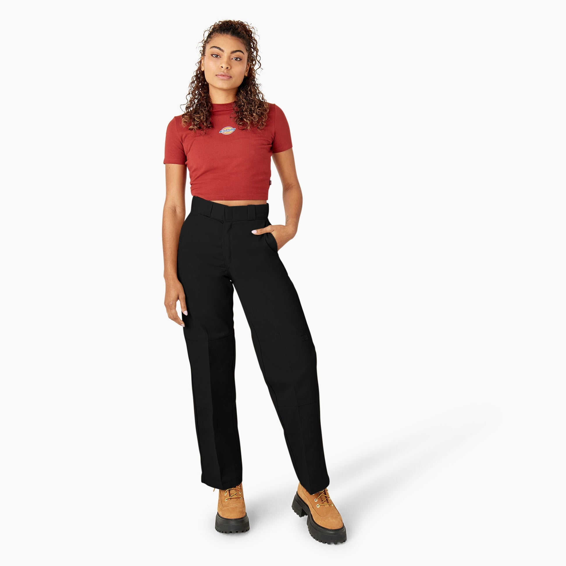 Dickies Women’s Loose Fit Double Knee Work Pants