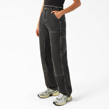 Dickies Women’s Madison Loose Fit Double Knee Jeans