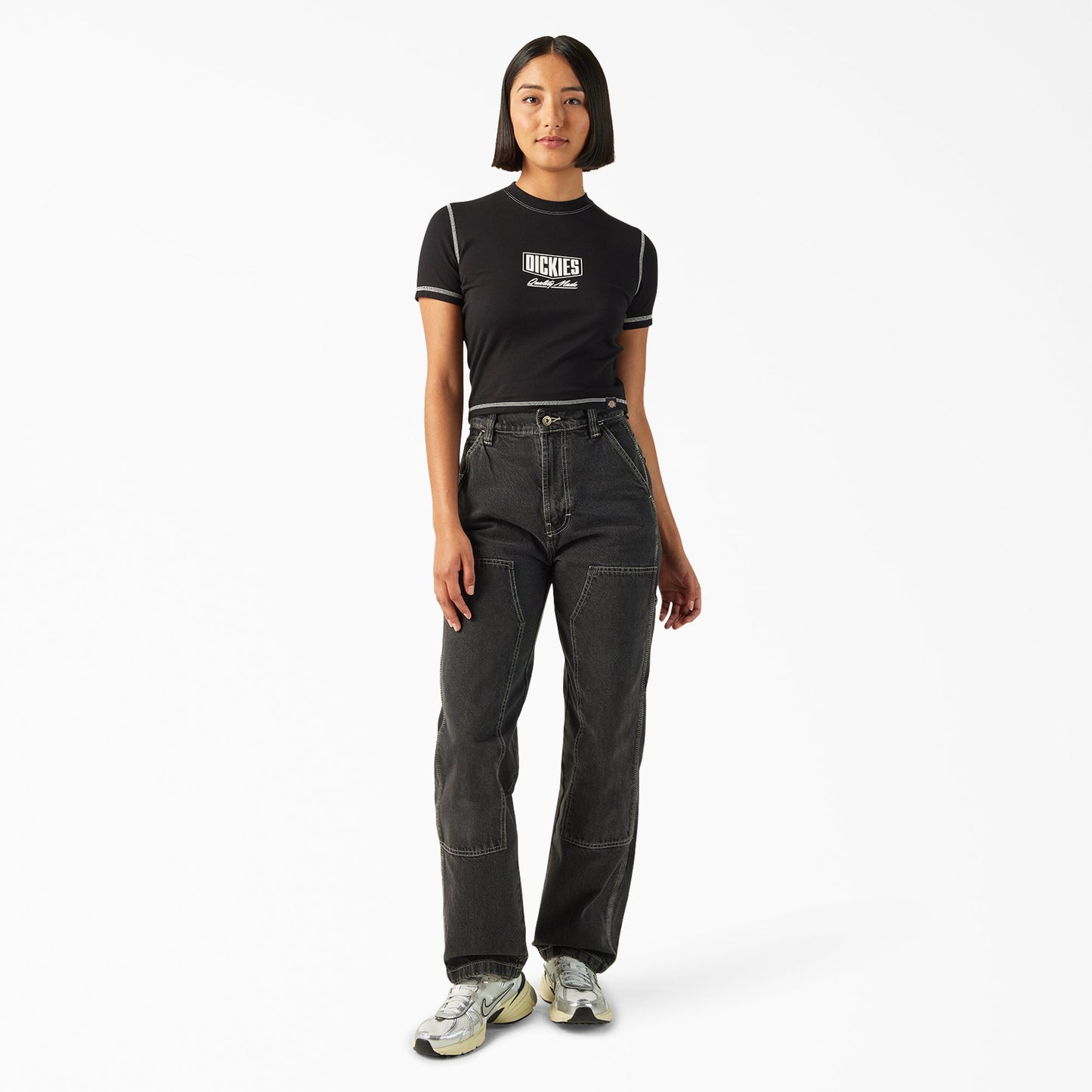 Dickies Women’s Madison Loose Fit Double Knee Jeans
