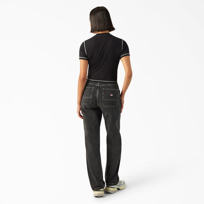 Dickies Women’s Madison Loose Fit Double Knee Jeans