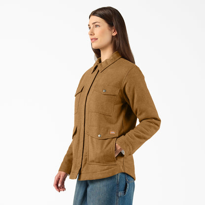 Dickies Women’s Fleece Lined Flannel Chore Coat