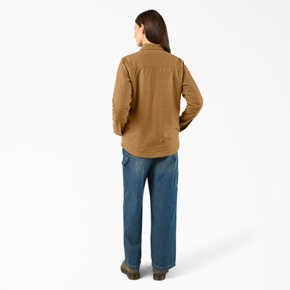 Dickies Women’s Fleece Lined Flannel Chore Coat