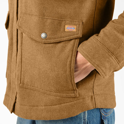 Dickies Women’s Fleece Lined Flannel Chore Coat