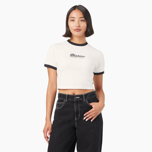 Dickies Women’s Lewistown Cropped Ringer T-Shirt
