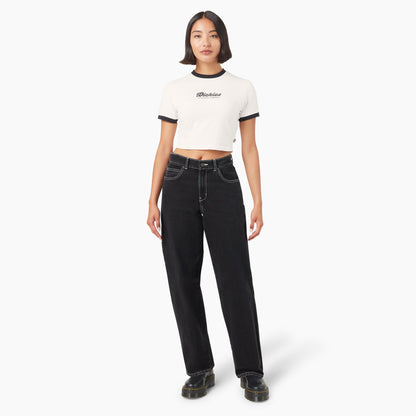 Dickies Women’s Lewistown Cropped Ringer T-Shirt
