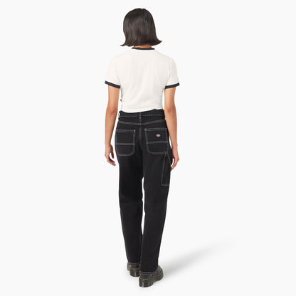 Dickies Women’s Lewistown Cropped Ringer T-Shirt
