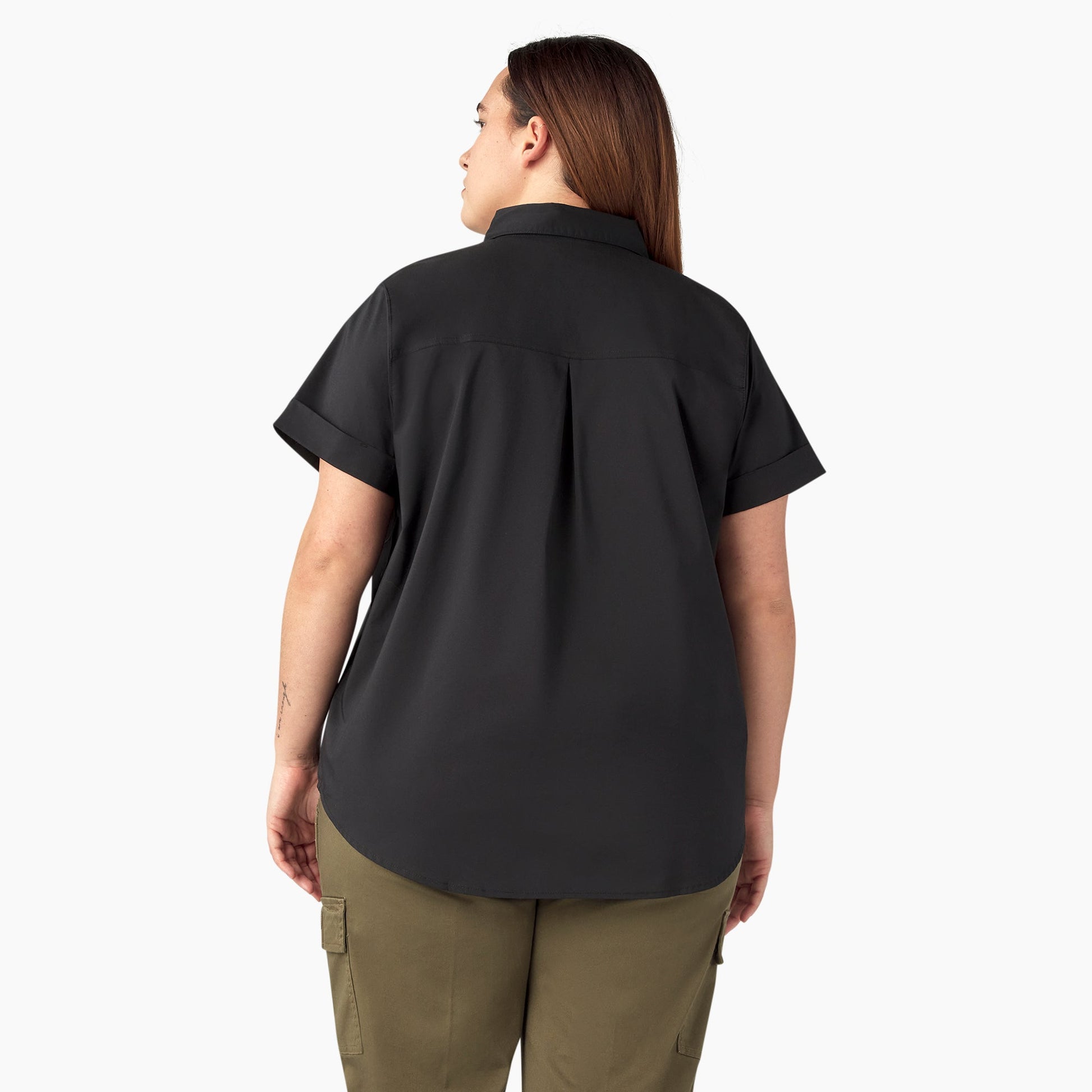 Dickies Women’s Plus Button-Up Shirt