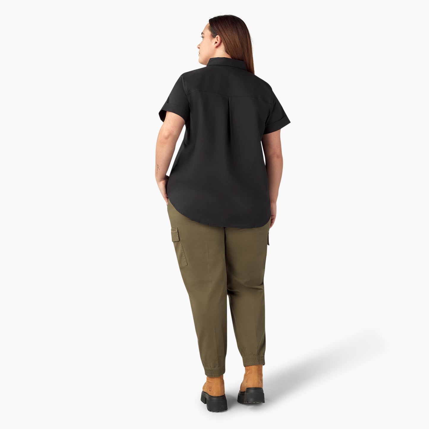Dickies Women’s Plus Button-Up Shirt