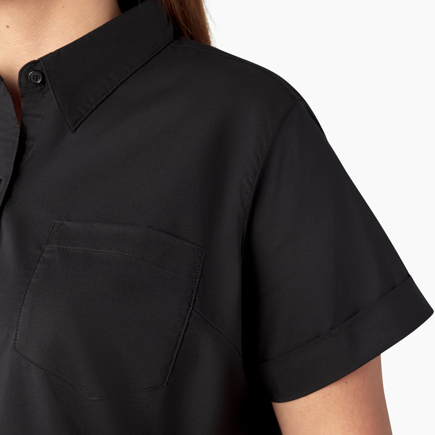 Dickies Women’s Plus Button-Up Shirt